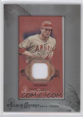 2014 Topps Allen & Ginter's - Relics B #RB-MTU - Mark Trumbo