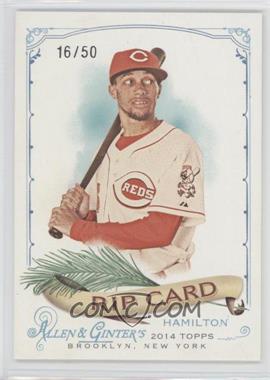 2014 Topps Allen & Ginter's - Rip Cards - Ripped #RIP-22 - Billy Hamilton /50