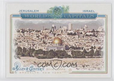2014 Topps Allen & Ginter's - The World's Capitals #WC-01 - Jerusalem, Israel