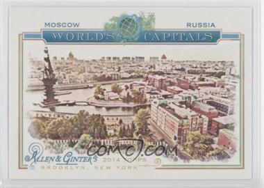 2014 Topps Allen & Ginter's - The World's Capitals #WC-03 - Moscow, Russia