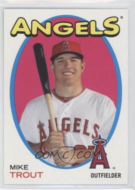 2014 Topps Archives - 1971 Hockey Design #71H-MT - Mike Trout