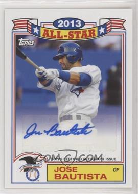 2014 Topps Archives - 1987 Topps All-Stars - Autographs #87A-JB - Jose Bautista /5