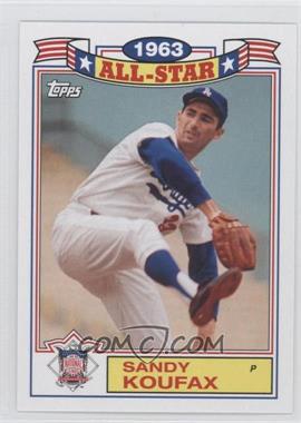 2014 Topps Archives - 1987 Topps All-Stars #87-SK - Sandy Koufax