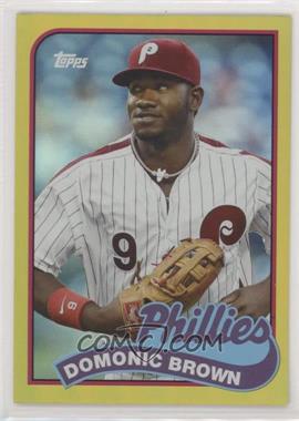 2014 Topps Archives - [Base] - Gold #184 - Domonic Brown /199