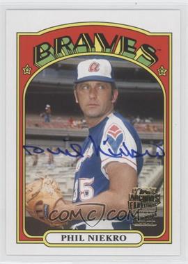 2014 Topps Archives - Fan Favorites Autographs #FFA-PN - Phil Niekro