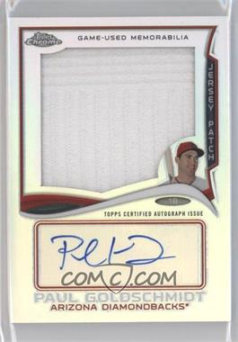 2014 Topps Chrome - [Base] - Base Variations Patch Autographs #125 - Paul Goldschmidt /10