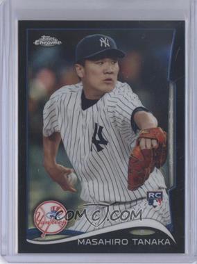 2014 Topps Chrome - [Base] - Black Refractor #10 - Masahiro Tanaka /100