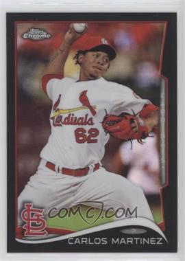 2014 Topps Chrome - [Base] - Black Refractor #54 - Carlos Martinez /100