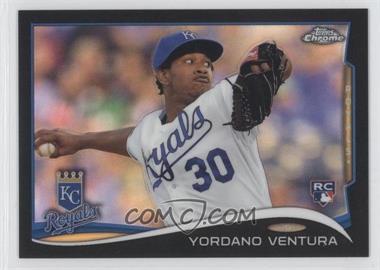 2014 Topps Chrome - [Base] - Black Refractor #66 - Yordano Ventura /100