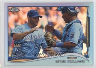 2014 Topps Chrome - [Base] - Blue Refractor #163 - Greg Holland /199