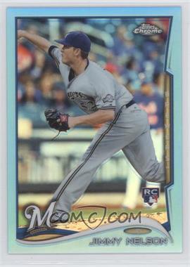 2014 Topps Chrome - [Base] - Blue Refractor #203 - Jimmy Nelson /199