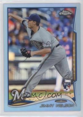 2014 Topps Chrome - [Base] - Blue Refractor #203 - Jimmy Nelson /199