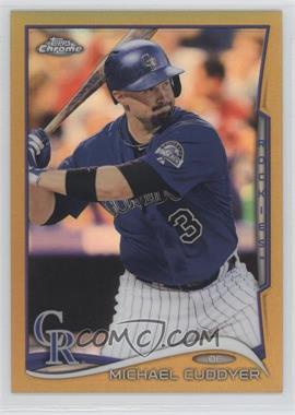 2014 Topps Chrome - [Base] - Gold Refractor #157 - Michael Cuddyer /50