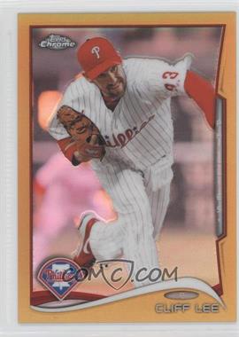 2014 Topps Chrome - [Base] - Gold Refractor #37 - Cliff Lee /50