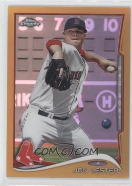 2014 Topps Chrome - [Base] - Gold Refractor #83 - Jon Lester /50