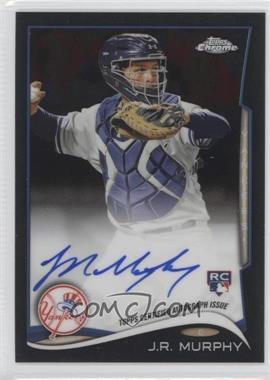 2014 Topps Chrome - [Base] - Image Variation Black Refractor Rookie Autographs #69.2 - J.R. Murphy /100