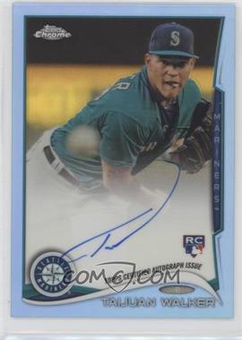 2014 Topps Chrome - [Base] - Image Variation Blue Refractor Rookie Autographs #22 - Taijuan Walker /199