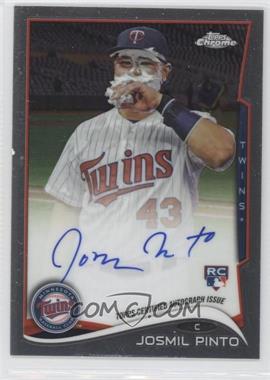 2014 Topps Chrome - [Base] - Image Variation Rookie Autographs #24 - Josmil Pinto