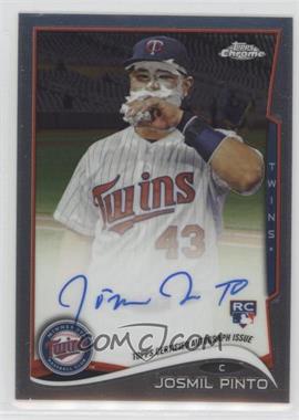 2014 Topps Chrome - [Base] - Image Variation Rookie Autographs #24 - Josmil Pinto