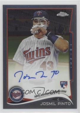 2014 Topps Chrome - [Base] - Image Variation Rookie Autographs #24 - Josmil Pinto