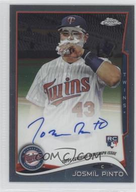 2014 Topps Chrome - [Base] - Image Variation Rookie Autographs #24 - Josmil Pinto