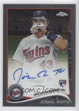 2014 Topps Chrome - [Base] - Image Variation Rookie Autographs #24 - Josmil Pinto