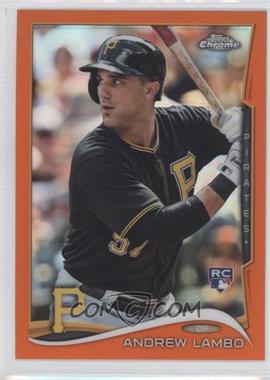 2014 Topps Chrome - [Base] - Orange Refractor #209 - Andrew Lambo