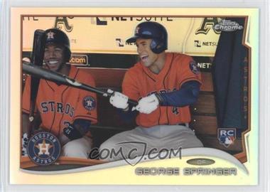 2014 Topps Chrome - [Base] - Refractor #138 - George Springer