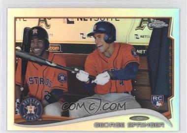 2014 Topps Chrome - [Base] - Refractor #138 - George Springer