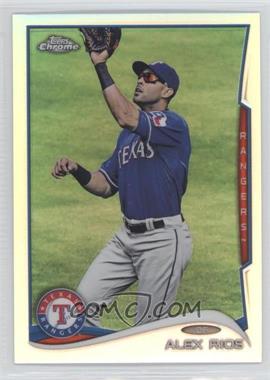 2014 Topps Chrome - [Base] - Refractor #180 - Alex Rios