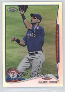 2014 Topps Chrome - [Base] - Refractor #180 - Alex Rios