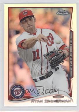 2014 Topps Chrome - [Base] - Refractor #205 - Ryan Zimmerman