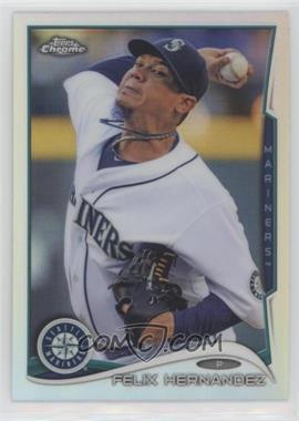 2014 Topps Chrome - [Base] - Refractor #61 - Felix Hernandez