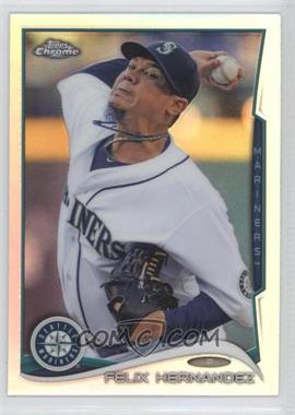 2014 Topps Chrome - [Base] - Refractor #61 - Felix Hernandez