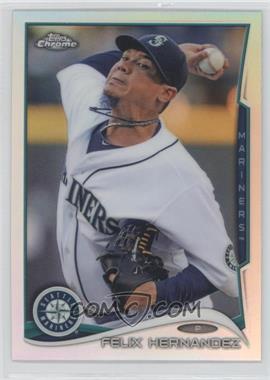 2014 Topps Chrome - [Base] - Refractor #61 - Felix Hernandez