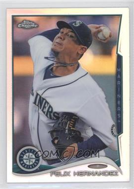 2014 Topps Chrome - [Base] - Refractor #61 - Felix Hernandez