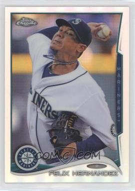 2014 Topps Chrome - [Base] - Refractor #61 - Felix Hernandez