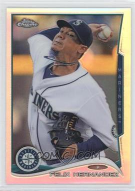 2014 Topps Chrome - [Base] - Refractor #61 - Felix Hernandez