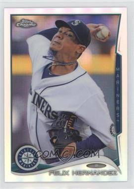 2014 Topps Chrome - [Base] - Refractor #61 - Felix Hernandez