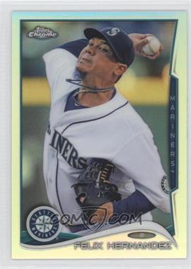 2014 Topps Chrome - [Base] - Refractor #61 - Felix Hernandez