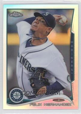 2014 Topps Chrome - [Base] - Refractor #61 - Felix Hernandez