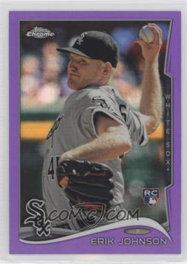 2014 Topps Chrome - [Base] - Retail Purple Refractor #98 - Erik Johnson