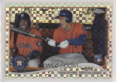 2014 Topps Chrome - [Base] - X-Fractor #138 - George Springer