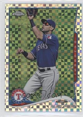 2014 Topps Chrome - [Base] - X-Fractor #180 - Alex Rios