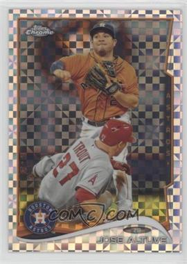 2014 Topps Chrome - [Base] - X-Fractor #52 - Jose Altuve