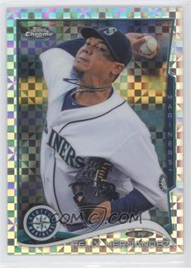 2014 Topps Chrome - [Base] - X-Fractor #61 - Felix Hernandez