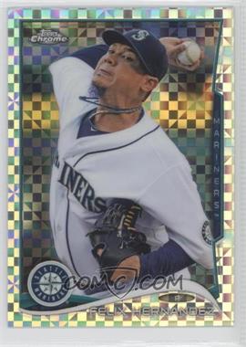 2014 Topps Chrome - [Base] - X-Fractor #61 - Felix Hernandez