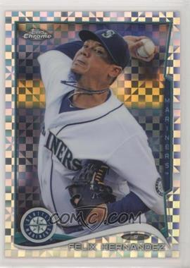 2014 Topps Chrome - [Base] - X-Fractor #61 - Felix Hernandez