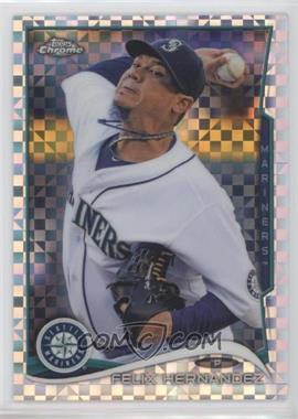 2014 Topps Chrome - [Base] - X-Fractor #61 - Felix Hernandez