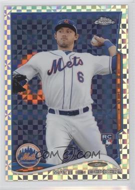 2014 Topps Chrome - [Base] - X-Fractor #92 - Matt den Dekker